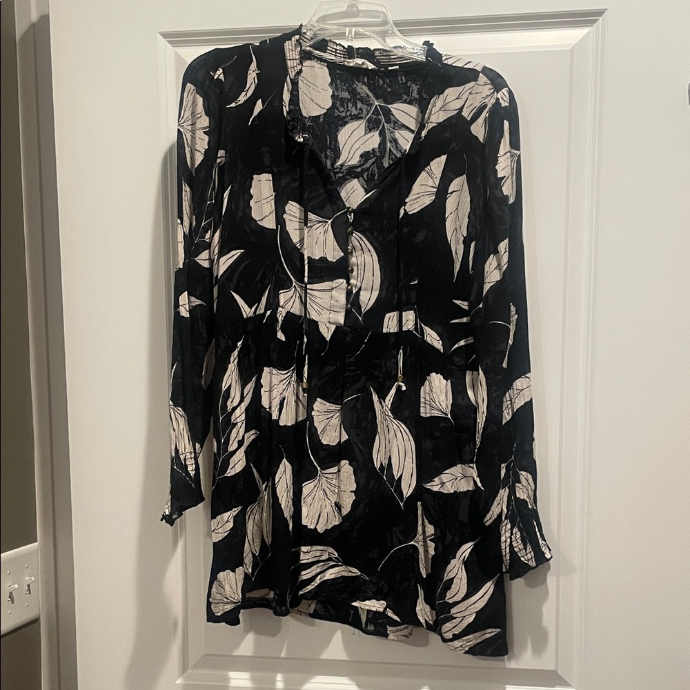 Fat Face Gerry Twilight Leaves Tunic USA 8 UK 12